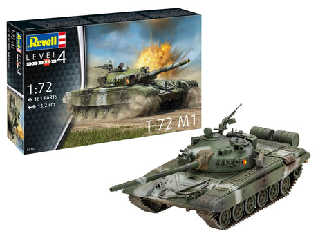 Revell 1/72 T - 72 M1 Soviet Tank Plastic Model Kit [03357] - Hobbytech Toys