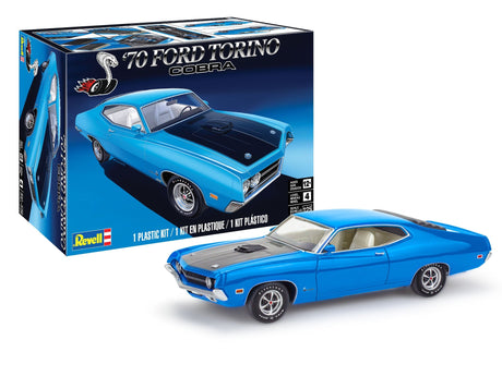 Revell 14534 1/24 1970 Ford Torino Cobra Plastic Model Kit - Hobbytech Toys