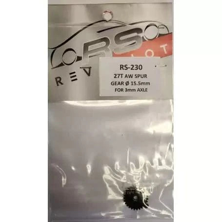 REVO Slot RS - 230 Anglewinder 27T Spur Gear Nylon 15.5mm Diameter (1pc)** - Hobbytech Toys