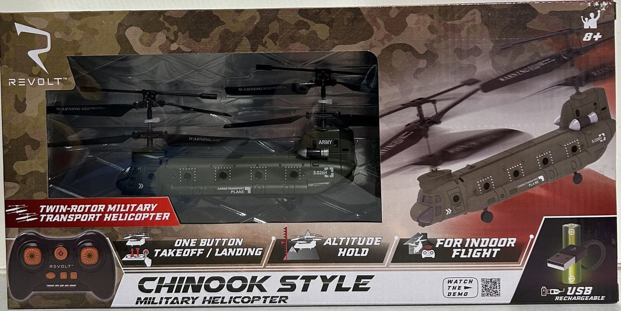 Revolt RC Mini Chinook Helicopter