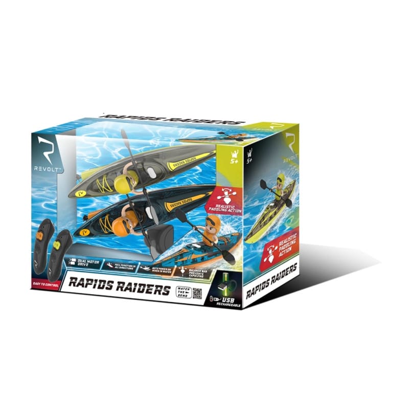 Revolt RC Rapids Raiders Kayaks - 2 Pack