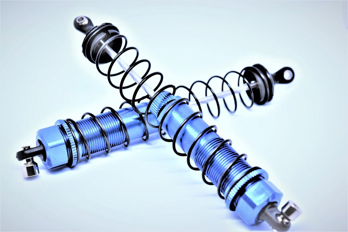 River Hobby Alloy Shock Set - Rear - Blue [10043-BLU]**