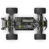 Rlaarlo RZ001B - C 1/10 Omni Terminator Carbon Edition - Black - Hobbytech Toys