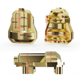 Rlaarlo Brass Front Rear Axle Diff Covers For MK-07 [MK07-305]