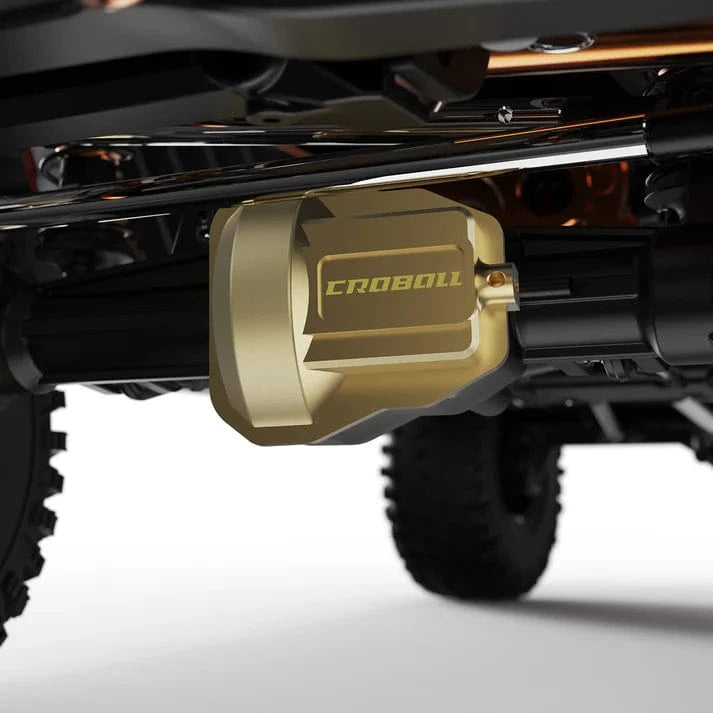 Rlaarlo Brass Front Rear Axle Diff Covers For MK-07 [MK07-305]