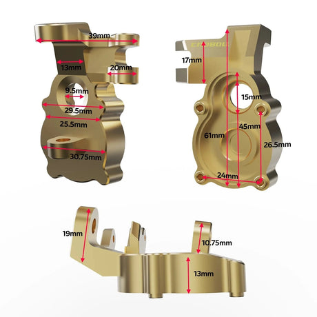 Rlaarlo Front Metal Axle Cover For MK-07 [MK07-304]