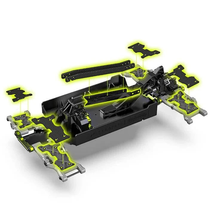 Rlaarlo RZ001B - C 1/10 Omni Terminator Carbon Edition - Black - Hobbytech Toys