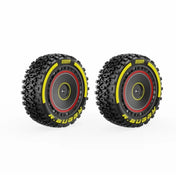 Rlaarlo Red Front Assembled Tyre Set For X12S (2) [R16125] - Hobbytech Toys