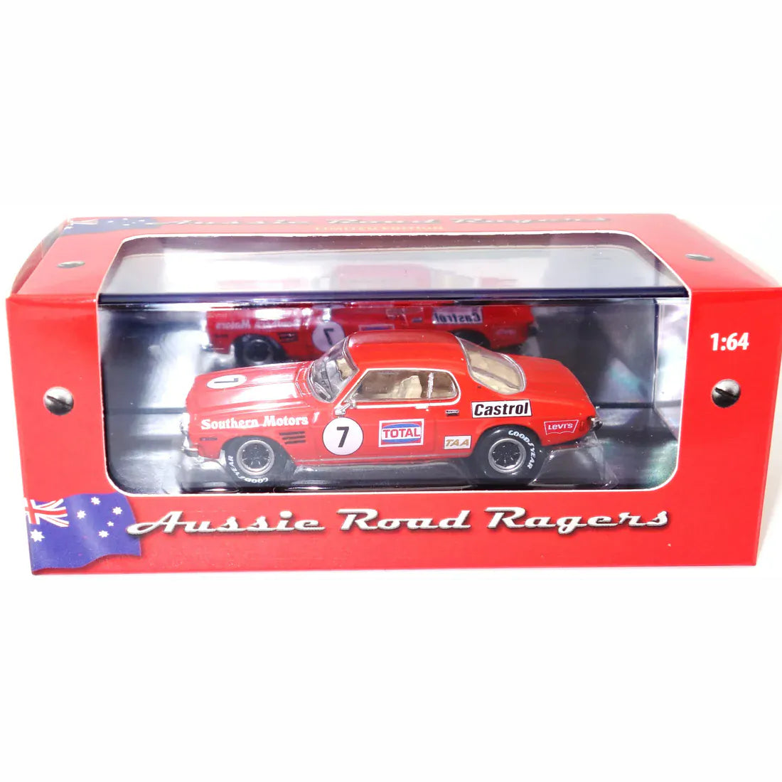 Road Ragers 1/64 1972 HQ Monaro GTS Coupe - Bob Jane