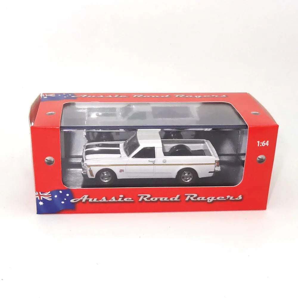 Road Ragers 1/64 Falcon XW GT V8 Falcon Ute - Sno White