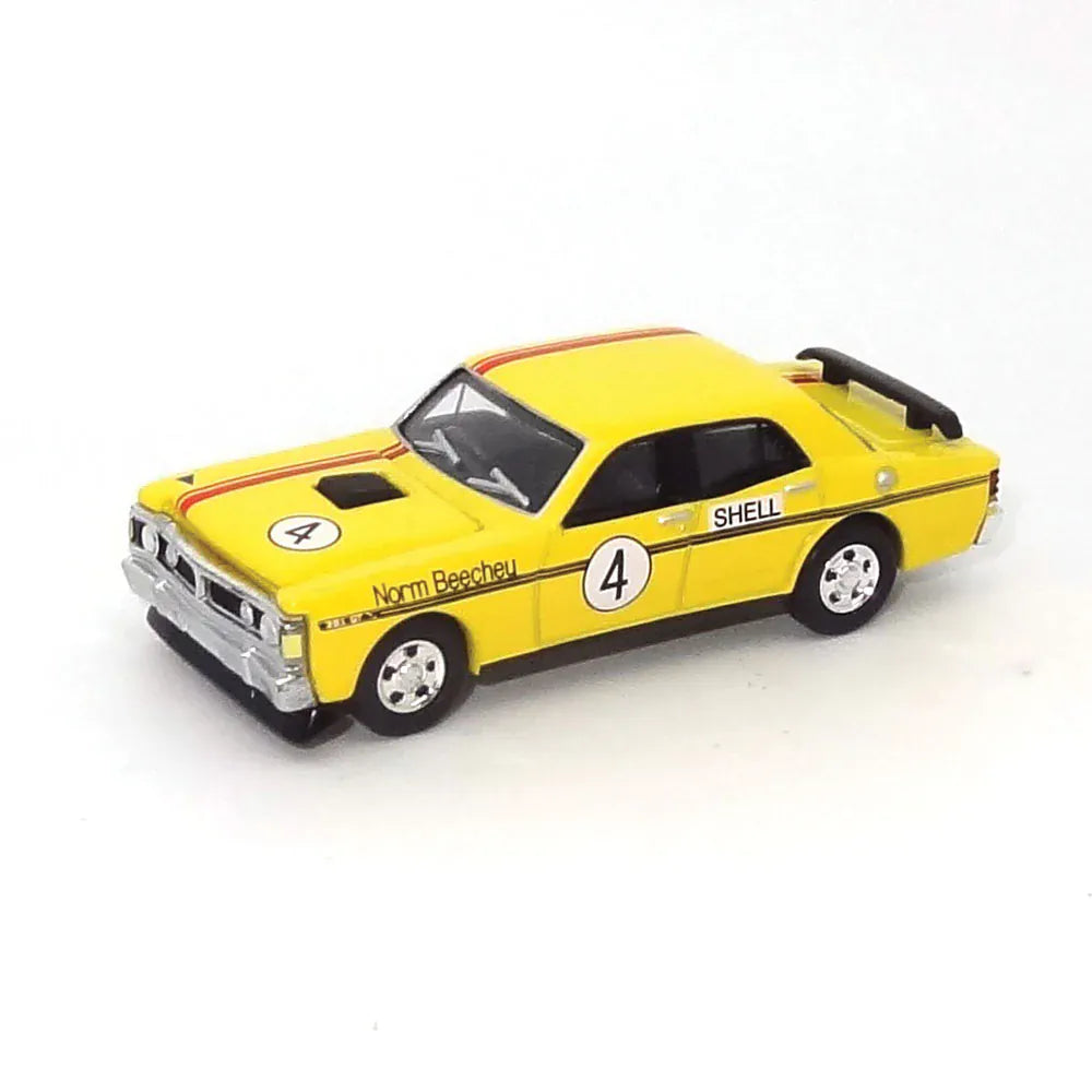 Road Ragers 1/64 Falcon XY GTHO Phase 3 - Norm Beechey - Shell Yellow