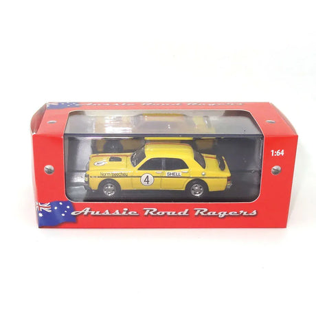Road Ragers 1/64 Falcon XY GTHO Phase 3 - Norm Beechey - Shell Yellow