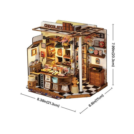 Robotime DIY Mini House Henrys Chocolate Kit
