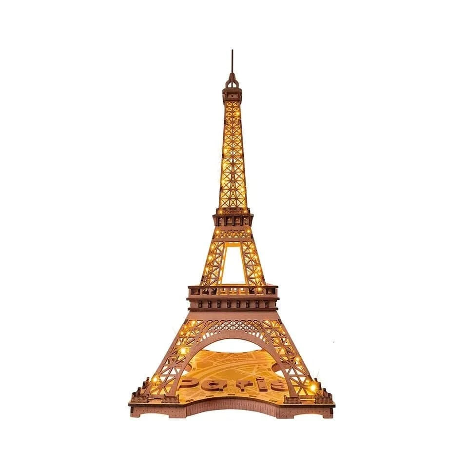 Robotime GL01 Night Of The Eiffel Tower Kit - Hobbytech Toys