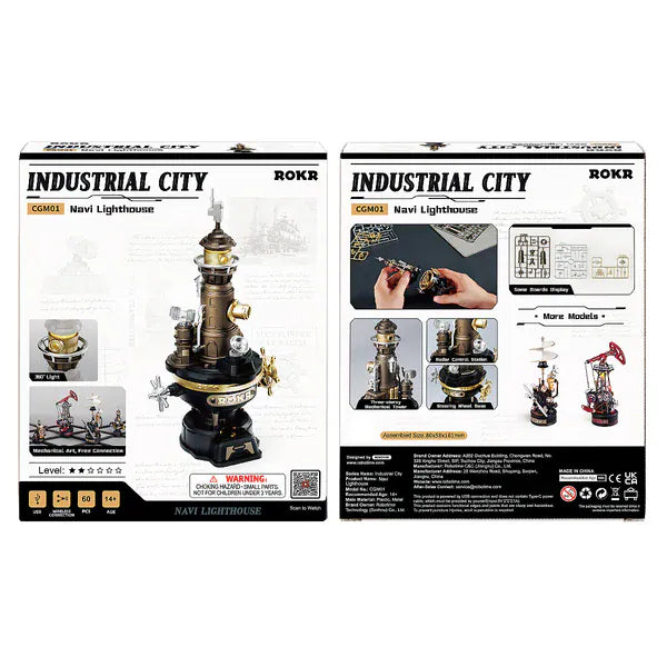 Robotime Industrial City Navi Lighthouse [CGM01]