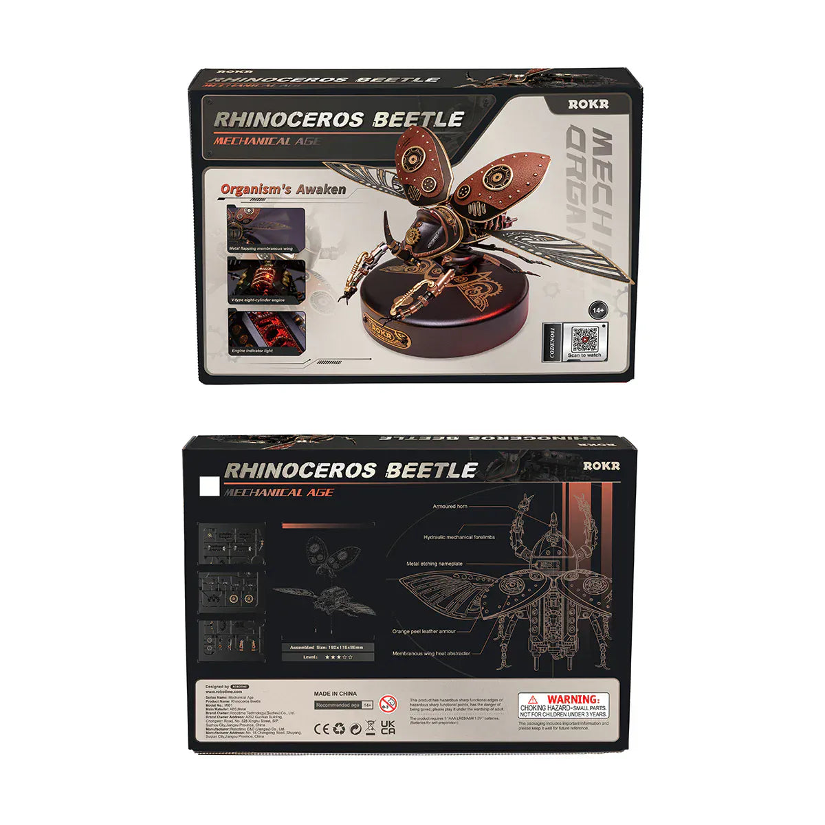 Robotime ROKR Models Rhinoceros Beetle [MI01]