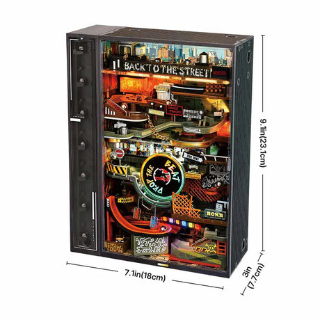 Robotime Rolife DIY Marble Run Hip Hop Street City with Elevator [MR03S]