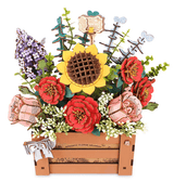 Robotime Wood Bloom Box Wooden Model Kit [TW02H] - Hobbytech Toys