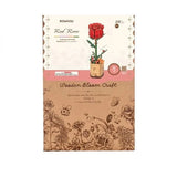Robotime Wood Bloom Red Rose Flower [TW042] - Hobbytech Toys