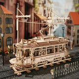 ROKR Classic City Tram 3D Wooden Kit LK801 - Hobbytech Toys