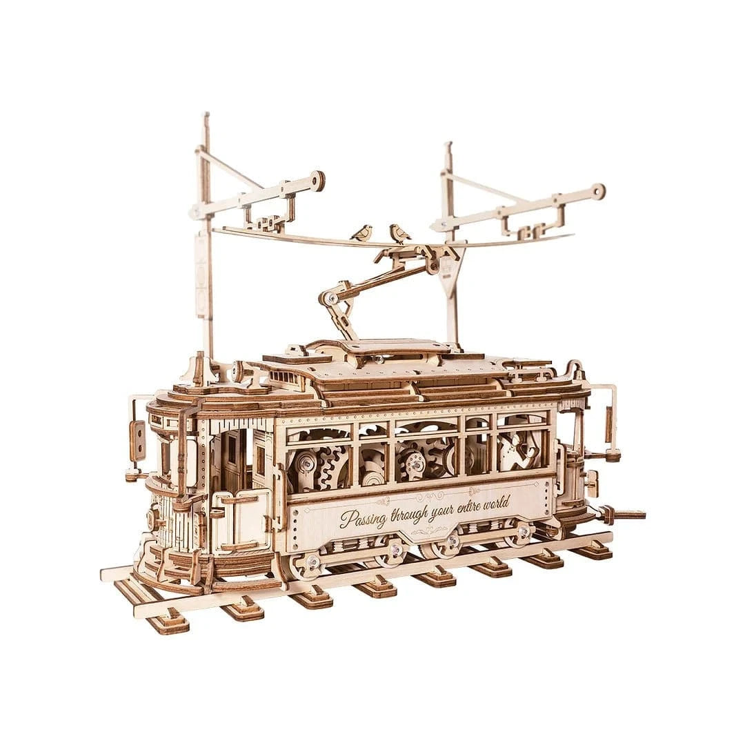 ROKR Classic City Tram 3D Wooden Kit LK801 - Hobbytech Toys