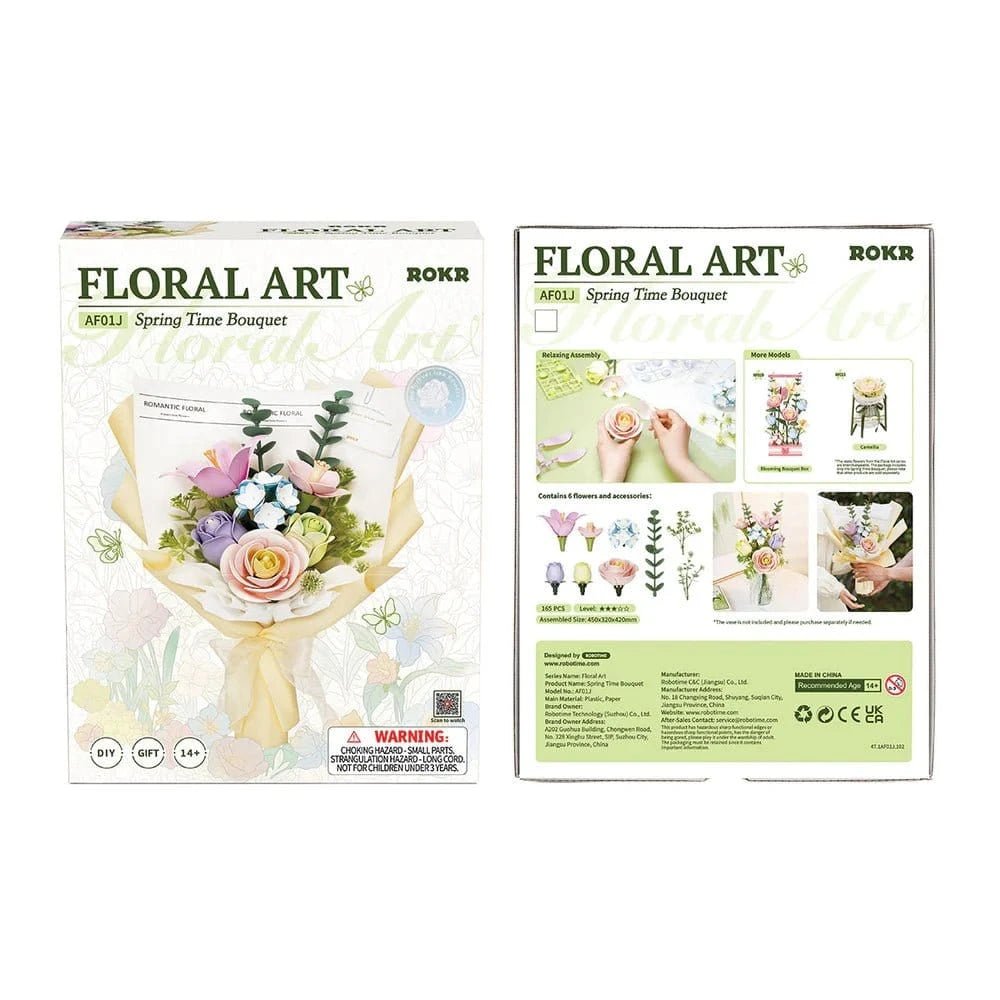 ROKR Flower Bouquet Spring Time - 3D Plastic Kit [AF01J] - Hobbytech Toys