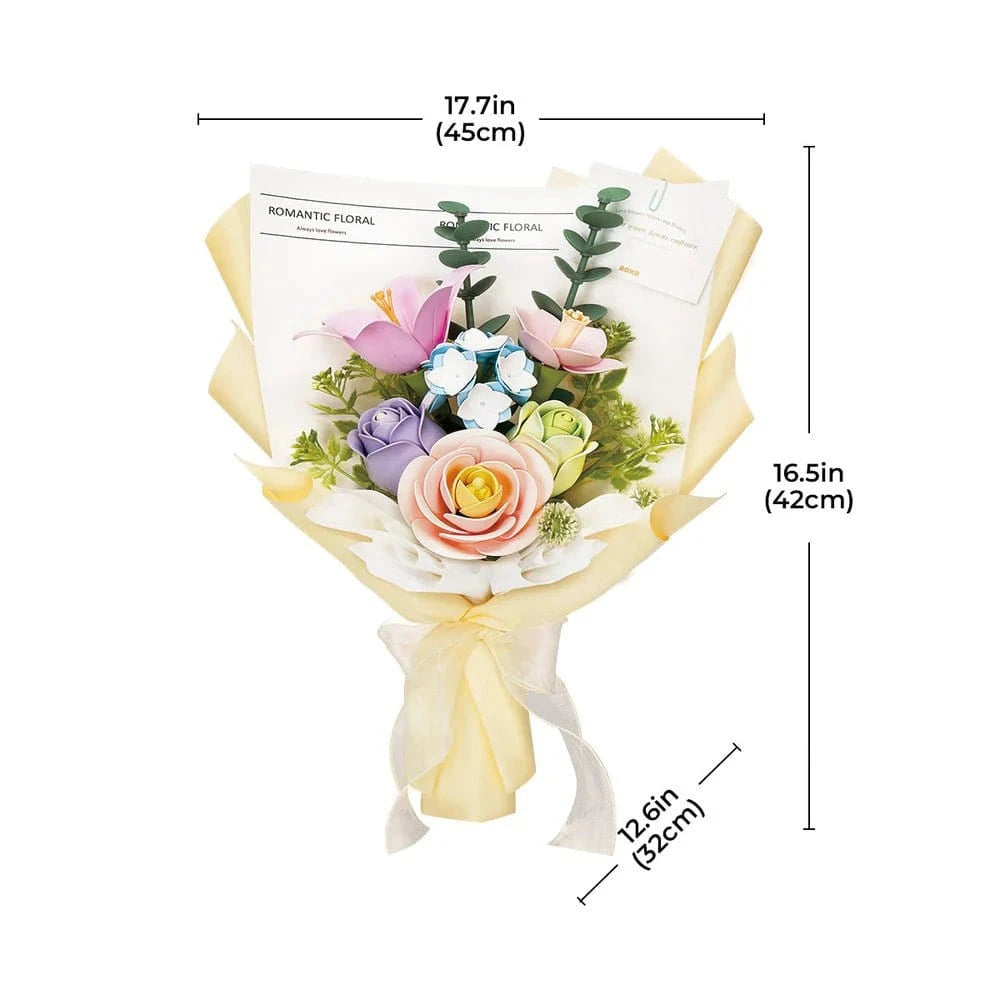 ROKR Flower Bouquet Spring Time - 3D Plastic Kit [AF01J] - Hobbytech Toys