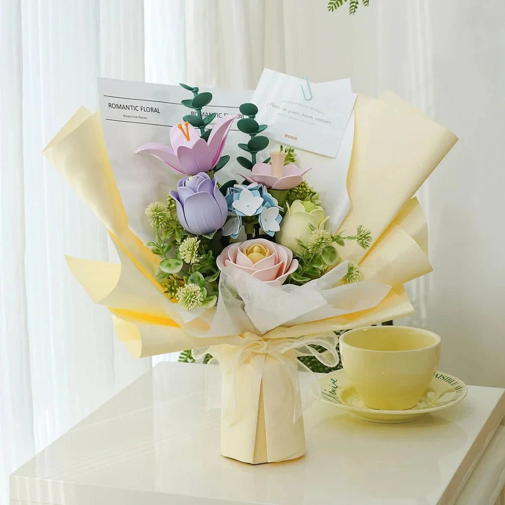 ROKR Flower Bouquet Spring Time - 3D Plastic Kit [AF01J] - Hobbytech Toys
