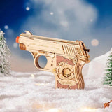 ROKR Mini Gun Toy Wooden 3D Kit [LQ502] - Hobbytech Toys