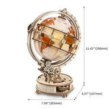 ROKR Models Luminous Globe Wood Kit [ST003]