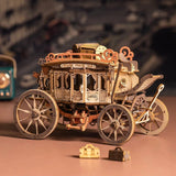 ROKR Stagecoach Mechanical Music Box Kit - Hobbytech Toys