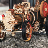 ROKR Steam Engine Mechanical 3D Wooden Kit LKA01 - Hobbytech Toys