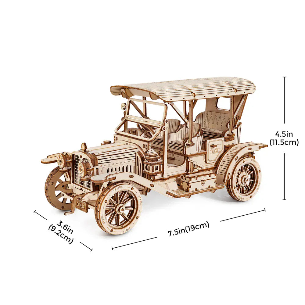 Rokr Vintage Car 3D Wooden Model Kit [MC801]