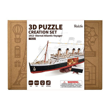 Rolife 1912 Eternal Atlantic Voyager - Titanic -3D Wooden Model Kit