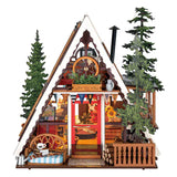 Rolife DIY Miniature House - A-Frame Cabin Wooden Model Kit [DG181]