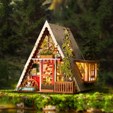 Rolife DIY Miniature House - A-Frame Cabin Wooden Model Kit [DG181]