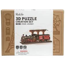 Rolife DIY Steam Journey Wooden Model Kit [TGS01] - Hobbytech Toys