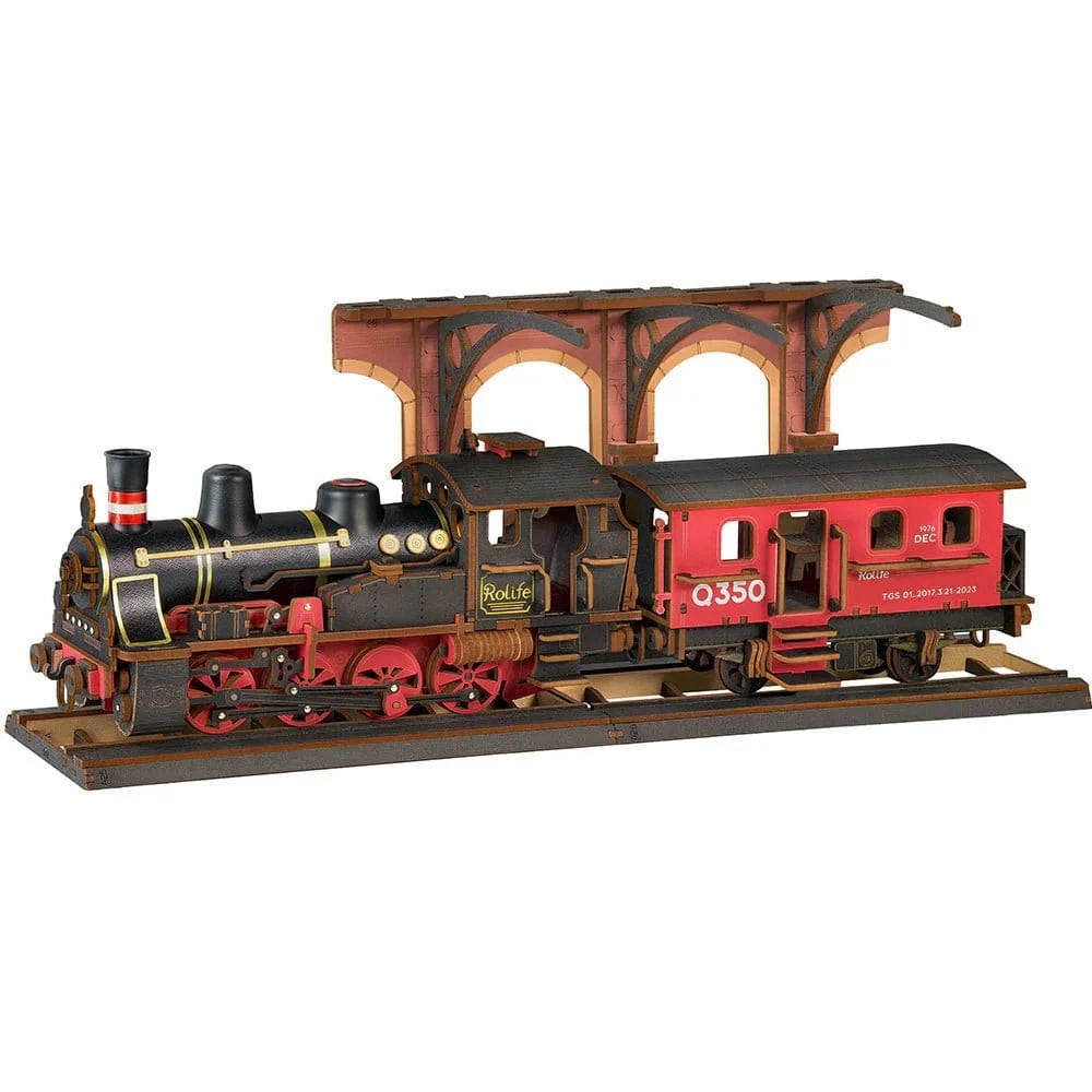 Rolife DIY Steam Journey Wooden Model Kit [TGS01] - Hobbytech Toys
