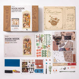 Rolife Floral Corner DIY Book Nook Shelf Insert Kit [TGB09] - Hobbytech Toys
