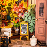 Rolife Floral Corner DIY Book Nook Shelf Insert Kit [TGB09] - Hobbytech Toys