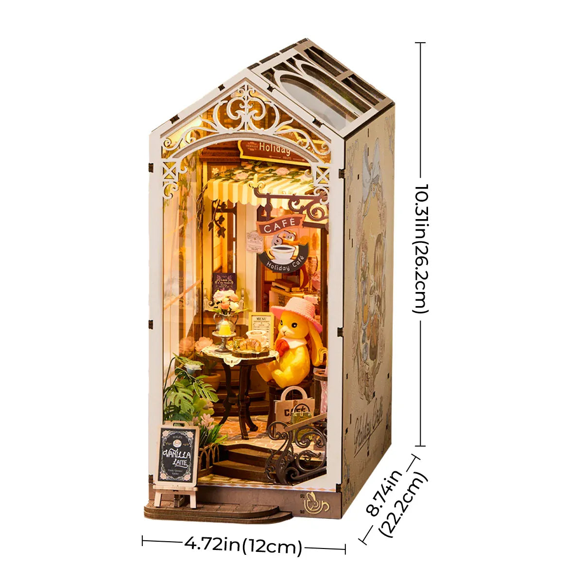 Rolife Holiday Cafe DIY Book Nook Kit [TGB15]