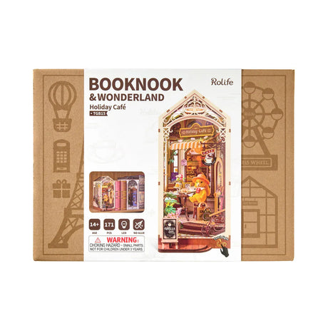 Rolife Holiday Cafe DIY Book Nook Kit [TGB15]