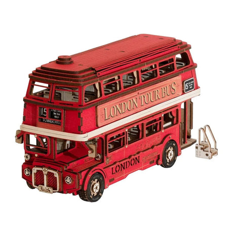 Rolife London Tour Bus 3D Wooden Puzzle [TGM02] - Hobbytech Toys