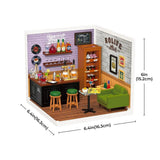 Rolife Plastic Miniature House - Leisurely Cheers Bar [DW012] - Hobbytech Toys
