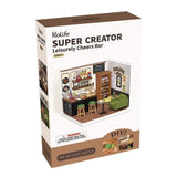 Rolife Plastic Miniature House - Leisurely Cheers Bar [DW012] - Hobbytech Toys
