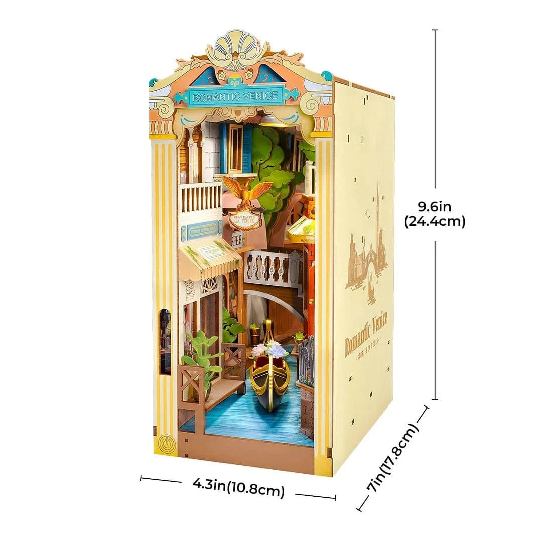 Rolife Romantic Venice DIY Book Nook [TGB08] - Hobbytech Toys