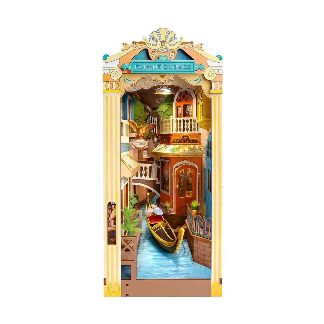 Rolife Romantic Venice DIY Book Nook [TGB08] - Hobbytech Toys