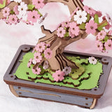 Rolife Sakura Bonsai 3D Wooden Kit [TG415] - Hobbytech Toys