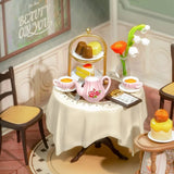 Rolife Sweet Sips Tea DIY Plastic Miniature House [DW011] - Hobbytech Toys