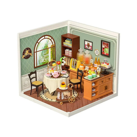 Rolife Sweet Sips Tea DIY Plastic Miniature House [DW011] - Hobbytech Toys